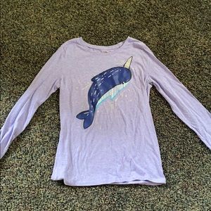 long-sleeved girls shirt